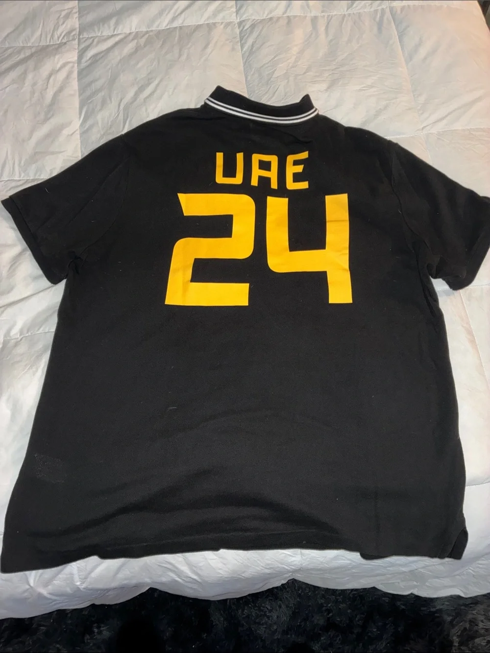 Polo by Ralph Lauren Black Polo with UAE Chest Emblem